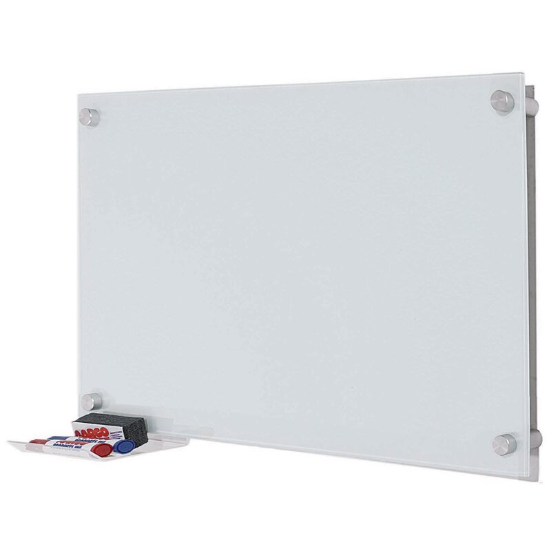 Aarco Pure Wall Mounted Glass Board And Reviews Wayfair